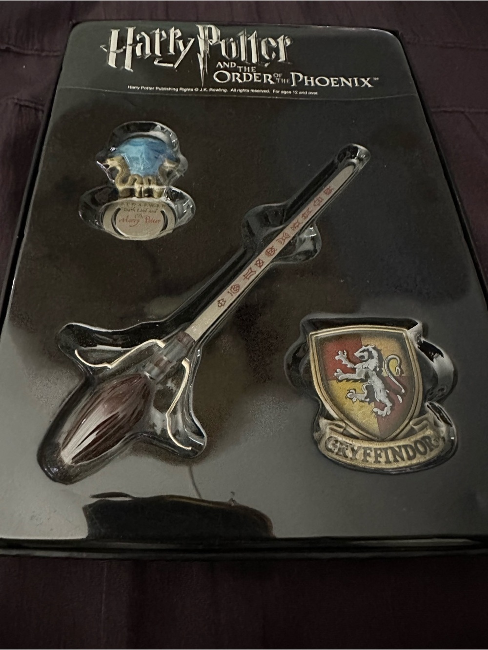 Warner Bros. Harry Potter Gryffindor Bookmark Broomstick Set
